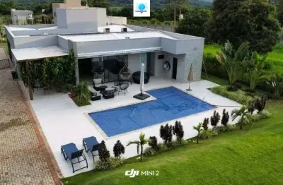 Casa de alto padrão | condomínio countryville – hidrolândia/go