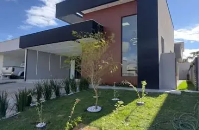 Casa 3 suítes para venda no condomínio jardim veneza - senador canedo