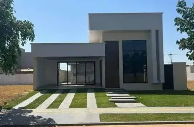 Casa moderna em condomínio fechado | terras alpha 2 - senador canedo/go