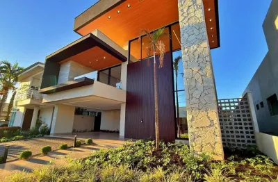 Sobrado 4 suítes, 334 m² c/ lazer à venda no condomínio mirante do lago