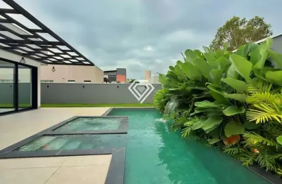 Casa 3 suítes + escritório, 238 m² c/ lazer à venda no condomínio caribe