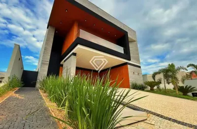 Sobrado 4 suítes, 352 m² c/ lazer à venda no condomínio alphaville