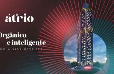 Urban átrio: penthouse com 2 suítes, 111m² e amplo terraço com piscina