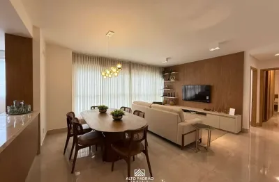3080 - Apartamento mobiliado e decorado, 3 suítes plenas, 2 vagas de garagem, à venda 105m² por R$