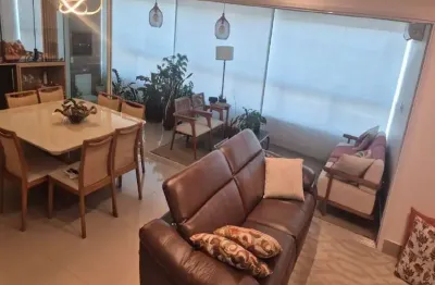 3062 - Apartamento Mobiliado com 3 suítes plenas, lavabo, 3 vagas de garagem,  à venda 137,87m² por