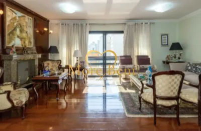 Apartamento à venda em moema com 200 m², 4 quartos e 2 vagas. fora da rota aviatória. andar alto.