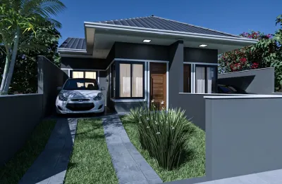 Casa geminada com 2 dormitórios e 2 vagas em excelente localização