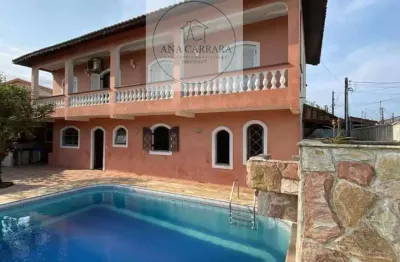 Sobrado à venda em itanhaém, vila sao paulo, com 5 quartos, 203,39m²