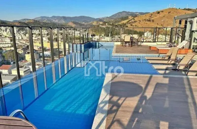 Apartamento com 1 dormitório à venda, 70 m² por r$ 420.000,00 - avenida - itajubá/mg