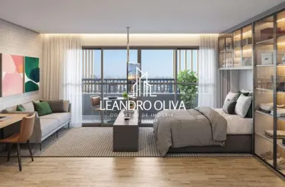 Studio inteligente de 32,80m² | design, estilo e conectividade na vila clementino