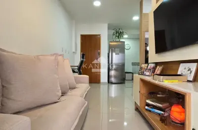 Apartamento  a venda  de frente quarto e sala  com varanda , elevador, mobiliado