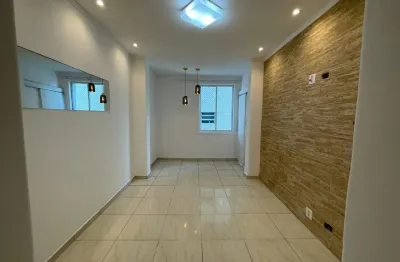 Apto 01 dorm. frente mar , com sacada no josé menino - santos / sp