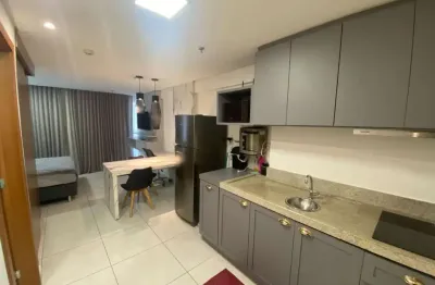 Flat com 1 dormitório para alugar, 35 m² por r$ 3.700,00/mês - 201 sul (vivence suíte hotel)