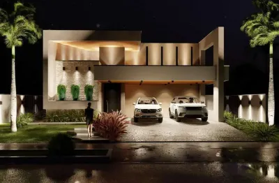 Casa com 3 dormitórios à venda, 217 m² por r$ 2.250.000 -  caribe resort - palmas/to