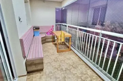 Apartamento com 3 dormitórios à venda, 104m² - centro - s.b.c/sp