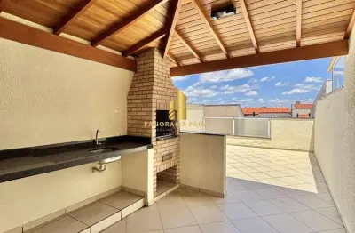 Cobertura com área gourmet à venda e locação - vila scarpelli - santo andré/sp