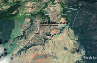 Fazenda jaraguá 390 hectares – cidade de augusto de lima - mg.