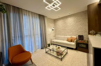 Apartamento alto padrão finamente mobiliado e decorado com 47m2, 1 dorm. suíte,