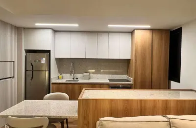 Apartamento de 42 m2 para alugar com 1 suíte, lavabo, churrasqueira e vaga no ba