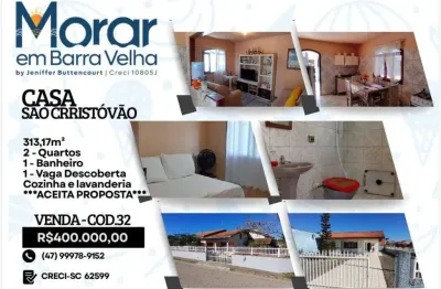 Casa com 2 quartos à venda no São Cristovão, Barra Velha 