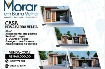 Casa com 3 quartos à venda no Centro, Barra Velha 