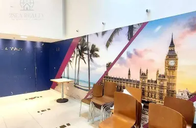 Ponto comercial para alugar na Avenida Ana Costa, Gonzaga, Santos