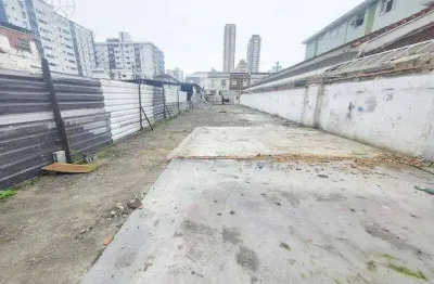 Terreno comercial para alugar na Rua Carlos Gomes, Campo Grande, Santos