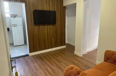 Apartamento à venda vista ao mar - 2 dormitórios e 1 banheiros - santos/sp