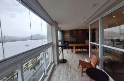 Apartamento à venda na ponta da praia em santos com 4 quartos e varanda gourmet, vista mar