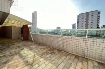 Apartamento com 3 quartos para alugar na Rua Tocantins, Gonzaga, Santos