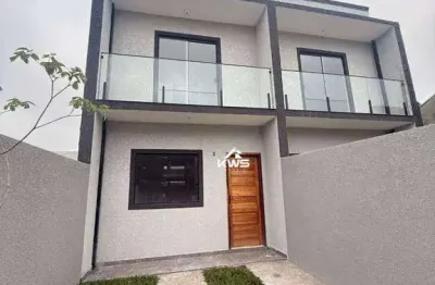 Sobrado com 2 dormitórios à venda, 66 m² por R$ 430.000 - Cidade Industrial - Curitiba/PR