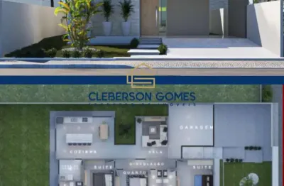 Casa para venda em caldas novas, thermas veraneio, 3 dormitórios, 2 suítes, 1 banheiro, 4 vagas