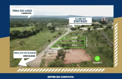 Lote para venda em caldas novas, residencial portal do lago
