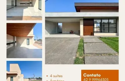 Imóvel para venda tem 220 metros quadrados com 4 quartos em jardins capri - senador canedo - go