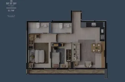 Apartamento com 2 quartos à venda na Rua 140, Setor Marista, Goiânia