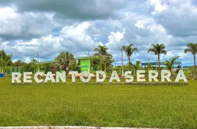 Chácara de condomínio fechado no recanto da serra em guapó/go