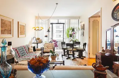 Apartamento clássico, andar alto, sacada e vista! combo raridade! a venda no jardim américa.