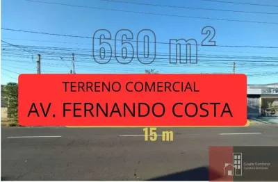 Terreno à venda na Avenida Doutor Fernando Costa, Vila Maceno, São José do Rio Preto