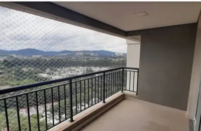 Apartamento para locação em alphaville, com 3 dormitórios sendo 1 suite, com armários e varanda. condominio com lazer completo