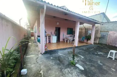 Casa por 225 mil lado praia em itanhaém no bairro balneário gaivota