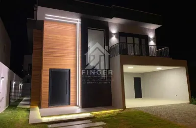 Casa em condomínio para venda em ponta grossa, jardim carvalho, 3 dormitórios, 3 suítes, 3 banheiros, 2 vagas