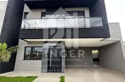 Casa em condomínio para venda em ponta grossa, jardim carvalho, 3 dormitórios, 3 suítes, 1 banheiro, 2 vagas