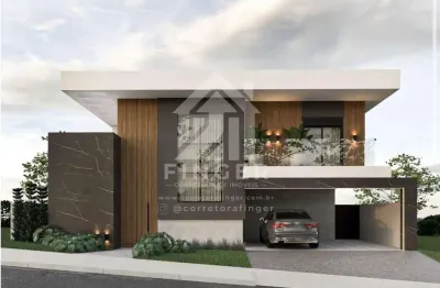 Casa em condomínio para venda em ponta grossa, estrela, 4 dormitórios, 4 suítes, 1 banheiro, 2 vagas