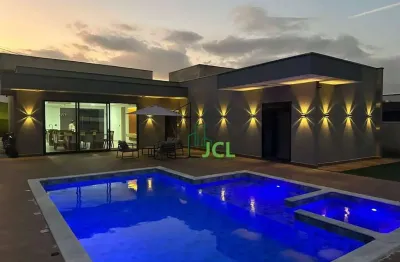 Casa com 4 suítes master com closed, à venda com 370 m²  por R$ 2.250.000 - Parque Ecoresidencial Fazenda Jequitibá - Sorocaba/SP