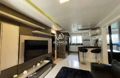 Casa mobiliada
1 sala de jantar
2 dormitórios
1 sala
1 cozinha 
1 banh