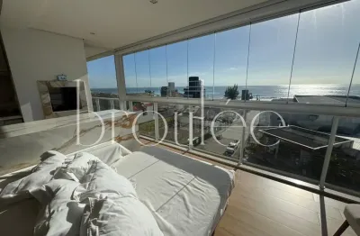 Apartamento vista mar finamente mobiliado no amores da brava em itajaí-sc para locação/aluguel anual
