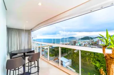 Cobertura com vista mar finamente mobiliada na praia brava de itajaí-sc