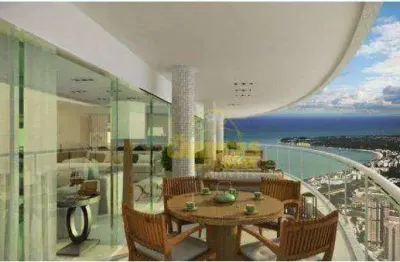 Apartamento com vista para o mar e área de lazer completa no altiplano - ap1953