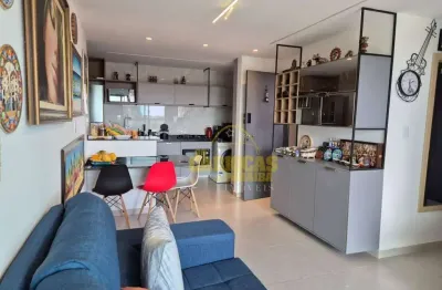 Apartamento com 2 dormitórios para alugar, 64 m² por r$ 3.500,00/mês - poço - cabedelo/pb