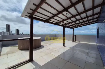 Cobertura com 3 dormitórios à venda, 95 m² por r$ 1.160.000,00 - aeroclube - joão pessoa/pb